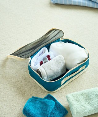 LeSportsac PACKING POUCH SET/ブルーインディゴ/ベージュ ブルーインディゴ/ベージュ