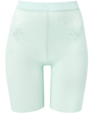 Wing ガードル 汗をかいてもさらさら 接触冷感(身生地部) シルエットすっきり 【夏の涼軽パンツ】 ロング丈 一枚ばき可能 春 夏 KQ2715 ウイング／ワコール