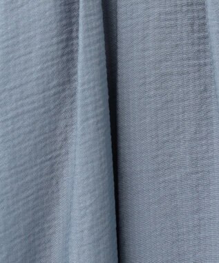 組曲 【セットアップ対応・ウエストゴム仕様】ニュアンスシフォン スカート サックスブルー系