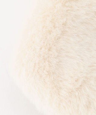 23区GOLF 【WOMEN】ファー ネックウォーマー ホワイト系