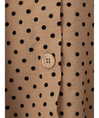 earth music&ecology ドットチュニック丈リボン付きワンピース Dot