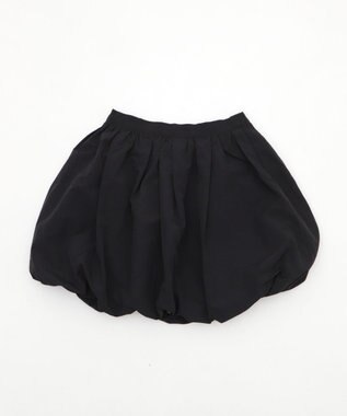 WEGO ナイロンバルーンミニスカート ブラック