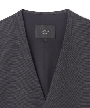 JOSEPH HOMME 【LEON 掲載】ウーステッドモックロディ ジレ グレー系
