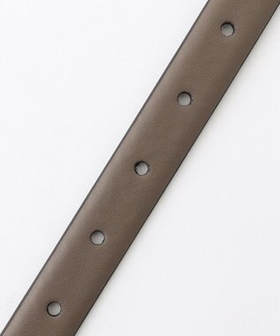 組曲 ダブルメタルバックル ベルト ベージュ系