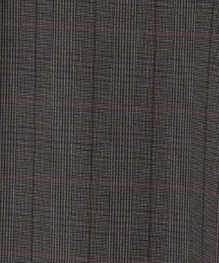 J.PRESS LADIES 【洗える】T/Rアルガンシルク チェック ワイド パンツ ブラウン系3