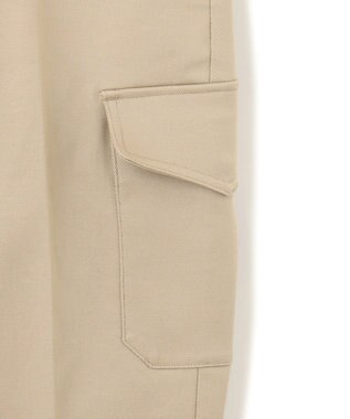 J.PRESS MEN ハイパワーストレッチスローンカーゴパンツ ベージュ系