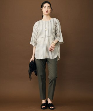 自由区 S シェルタリングテーパード パンツ ［新色］カーキ系