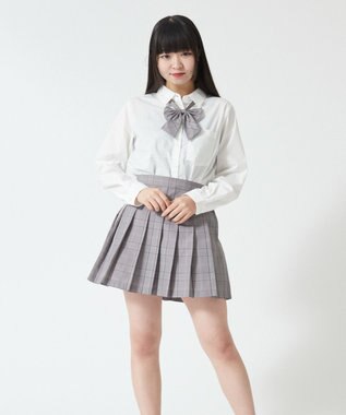 WEGO 【SCHOOLITEM】スクールプリーツスカート グレーチェック1