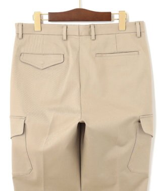 J.PRESS MEN ハイパワーストレッチスローンカーゴパンツ ベージュ系