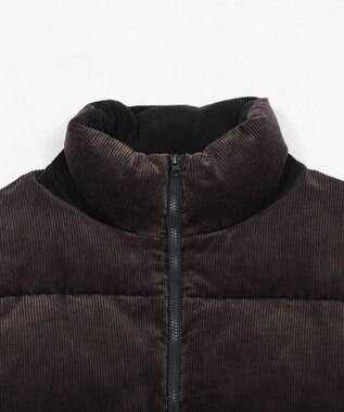 WEGO 【ユニセックス着用ITEM/MLサイズ展開】コーデュロイパファーブルゾン ブラックその他