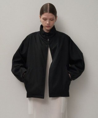 ATON NYLON TWILL | オーバーサイズハリントンジャケット