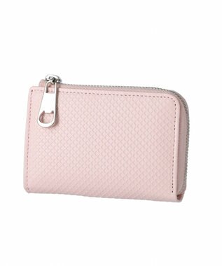tsumori chisato CARRY クロスエンボス マルチケース ミニ財布 ピンク