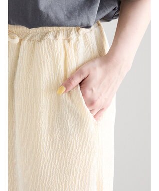 Te chichi カットクレープイージーパンツ《2026 SUMMER LOOK item》 オフホワイト