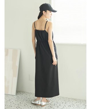 earth music&ecology ストレッチキャミワンピース Black