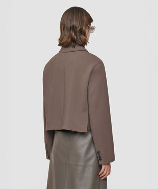 JOSEPH コンフォートキャディー　クロップドジャケット Mushroom