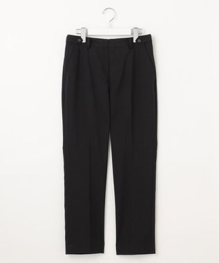 J.PRESS LADIES 【洗える】トロストレッチ テーパード パンツ ブラック系