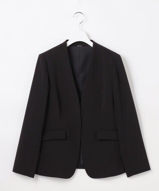 ANY SIS L セレモニーダブルクロス カラーレス ジャケット ブラック