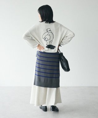 CRAFT STANDARD BOUTIQUE URANIWAプリントスウェット Oatmeal