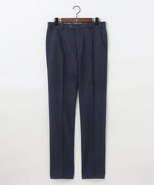 JOSEPH ABBOUD 【JAPAN FABRIC】ウエスト伸びる ジャージー パンツ ネイビー系