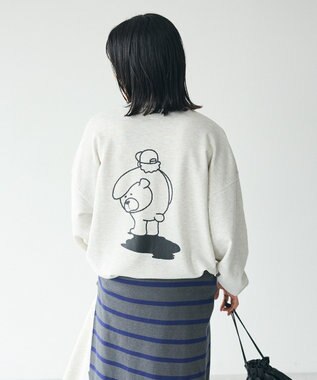 CRAFT STANDARD BOUTIQUE URANIWAプリントスウェット Oatmeal