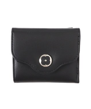 WEGO フラワーレターミニウォレット ブラックその他