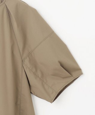 #Newans 【イージーケア】ラグランスリーブステッチブラウス カーキ系