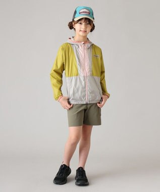 Columbia Columbia/ キッズアイテム/ バックボウルIIフーデッドウィンドブレーカー /コロンビア Peppercorn Flint Grey Pink Agate