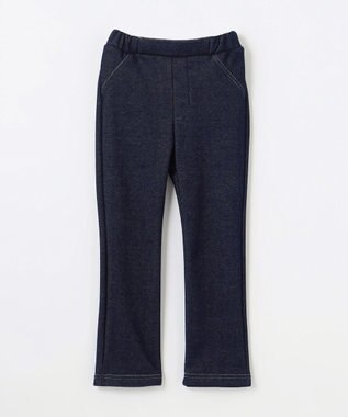 組曲 KIDS 【110-140㎝】裏起毛あったか パンツ ネイビー系