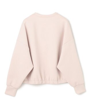 UNFILO BEAUTY FORM JERSEY キーネックプルオーバー ピンク