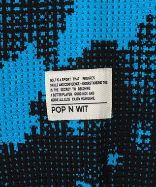 PW CIRCULUS 【MEN】Spark dot camouflage 軽量ニット ゴルフ ブルー系5