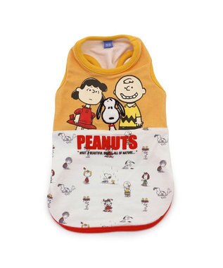 PET PARADISE スヌーピー ペティヒート タンクトップ 《トリオ柄》 中型犬 大型犬 オレンジ