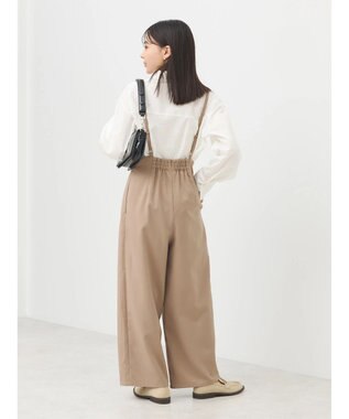 earth music&ecology パールボタンシャツ Off White