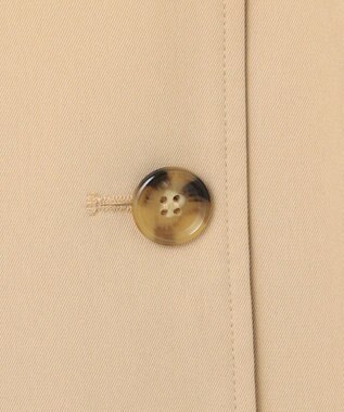 組曲 コットンライクツイル トレンチコート キャメルベージュ系