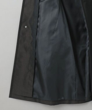 GOTAIRIKU 【山栄毛織】コットンモヘア ラグラン コート ダークブラウン系