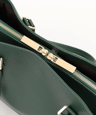 LA BAGAGERIE ベーシック　フェイクレザートート グリーン