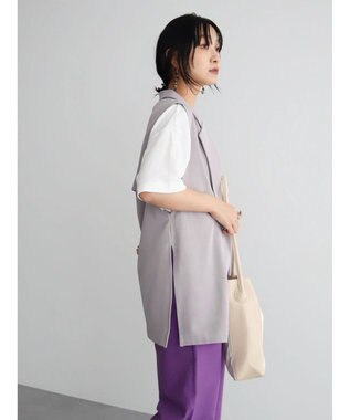 Green Parks ・ＥＬＥＮＣＡＲＥ　ＤＵＥ　バックスリットテーラーベスト Gray