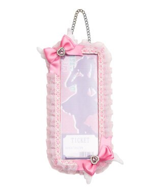 WEGO 【痛バ＆推し活グッズ】エンジェルリボンホロチケホルダー ライトピンク