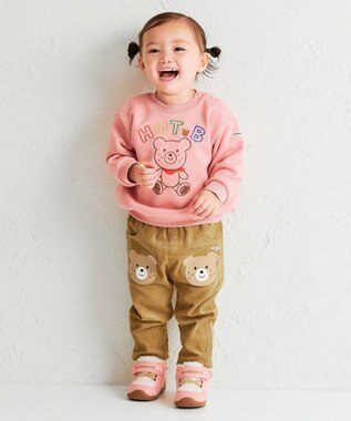 MIKI HOUSE HOT BISCUITS 【80-120cm】【NEW Color Series】コーデュロイ素材 パンツ ベージュ