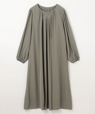 ANY L ギャザーワンピース カーキ