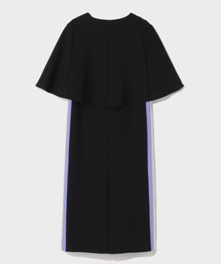 GRACE CONTINENTAL ケープレイヤードドレス ブラック
