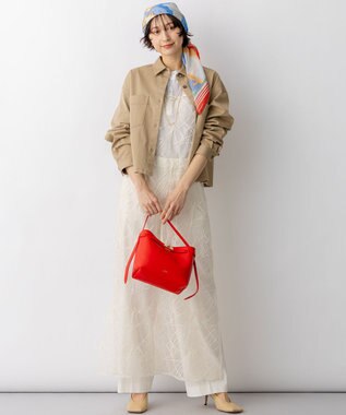 23区 【Oggi掲載】ストレッチギャバ チノ ショート シャツジャケット ベージュ系