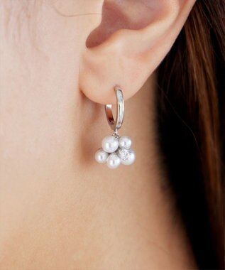 Tiaclasse 【選べる２タイプ・金属アレルギー対応】フルーツパールピアス シルバーA