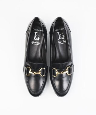 BONTRE 【LucaGrossi/ルカグロッシ】ヒールビットローファー/A544-UA ブラック