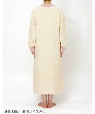 une nana cool カラーブロッキング　ワンピース クリーム