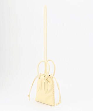 23区 【CLASSY.6月号掲載】ADDCULUMN フェイクレザー ショルダーバッグ ライトイエロー系