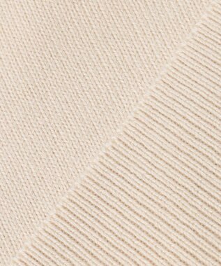 自由区 【洗える】ウールミックス フレンチマリン風ニット アイボリー系