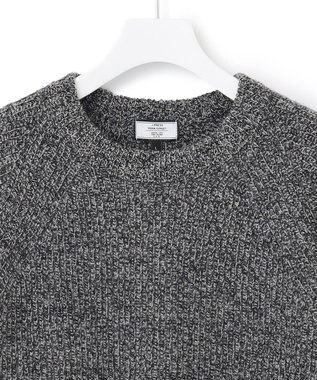J.PRESS YORK STREET 【UNISEX】畦クループルオーバー ニット グレー系7