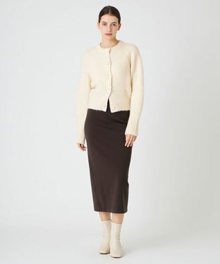 BEIGE， 【WEB限定】OPALE / クルーネックカーディガン Off White