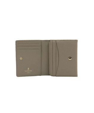 LANVIN en Bleu メラニー 二つ折りBOX財布 グレージュ