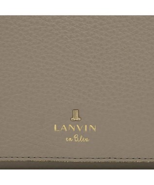 LANVIN en Bleu メラニー 二つ折りBOX財布 グレージュ
